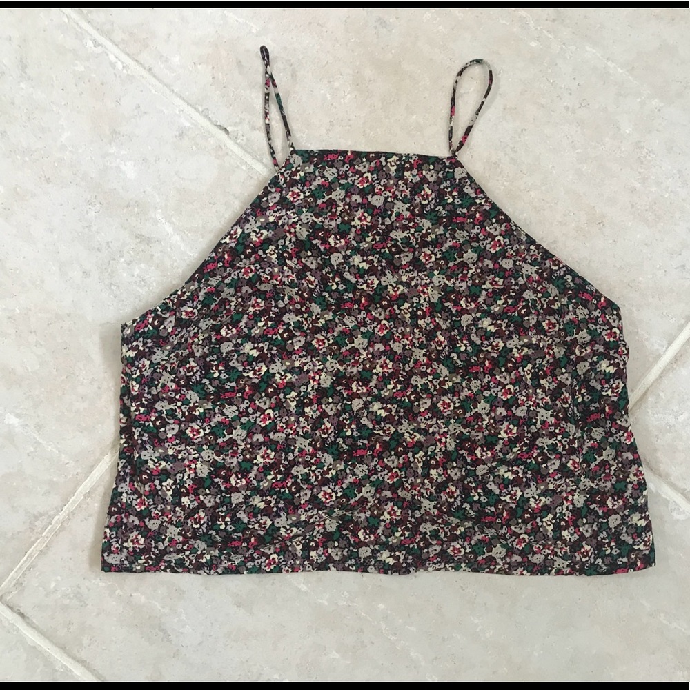 ‼️ Urban Outfitters Sparkle+Fade Flower Print Tank